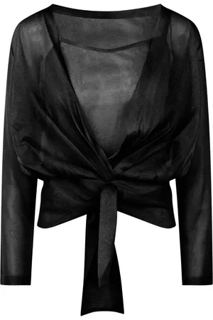 Alberta Ferretti Blouse à effet de transparence