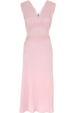 Prada Robe ceinturée à col v