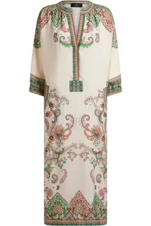 Etro Robe mi-longue à motif cachemire