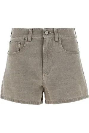 Fendi Short en jean Stamp 1925 à logo brodé