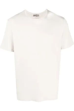 HERNO T-shirt en coton à plaque logo