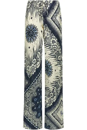 Roberto Cavalli Pantalon à imprimé bandana