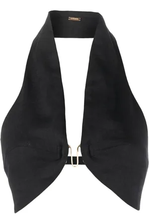 Cult Gaia Haut crop à dos-nu