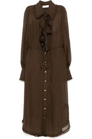 ZIMMERMANN Robe mi-longue à volants