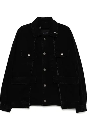 SONGZIO Veste en jean à design asymétrique