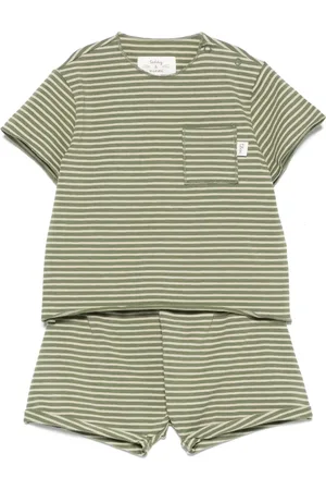 TEDDY & MINOU Ensemble haut-short à rayures