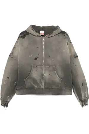 SAINT MXXXXXX Hoodie à effet usé