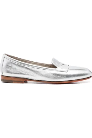 santoni Mocassins à effet métallisé