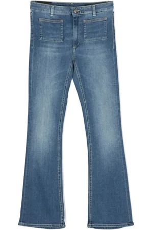 Dondup Jean en coton stretch à effet légèrement délavé