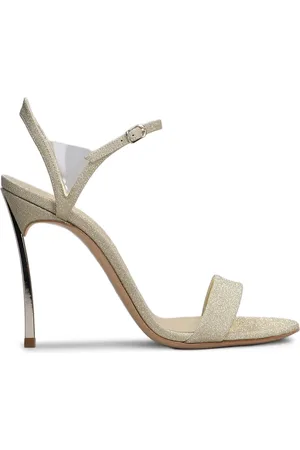 Casadei Sandales à effet métallisé