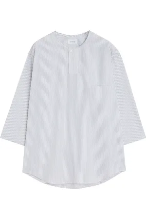 LEMAIRE T-shirt à col tunisien