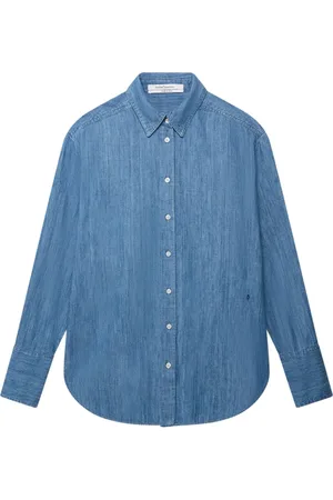 Another Tomorrow Chemise en chambray