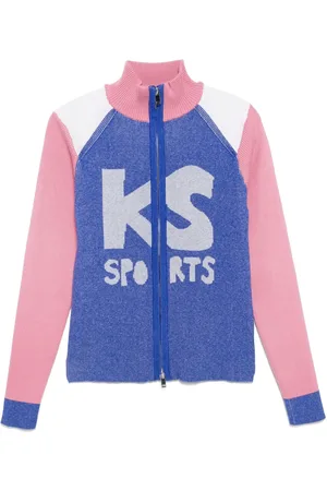 KIDSUPER STUDIOS Cardigan nervuré Retro à fermeture zippée