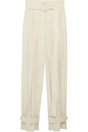 Another Tomorrow Pantalon à design plissé