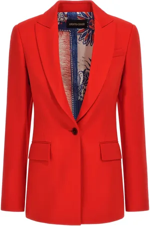 Roberto Cavalli Blazer à revers pointus