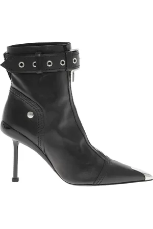 Alexander McQueen Bottes en cuir 100 mm