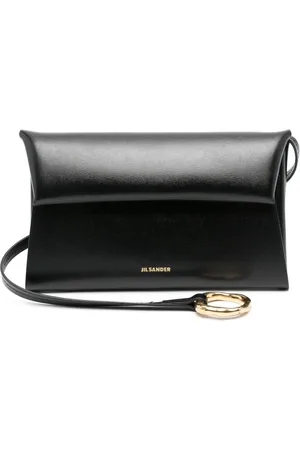 Jil Sander Porte-monnaie en cuir à design enveloppe