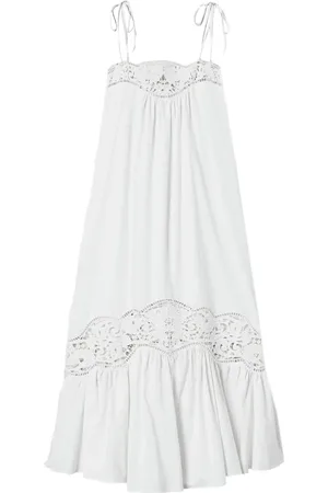 Twin-Set Robe mi-longue en popeline