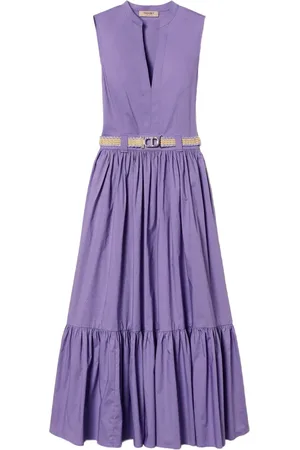 Twin-Set Robe mi-longue en popeline