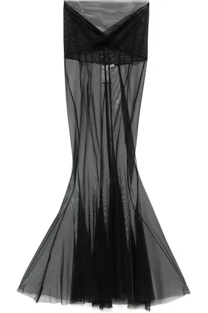 Nensi Dojaka Jupe mi-longue à taille en v