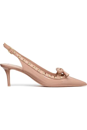 VALENTINO GARAVANI Escarpins Rockstud Bow 60 mm en cuir verni