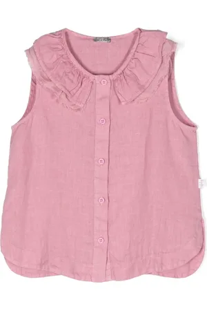 Il gufo Blouse volantée à design sans manches