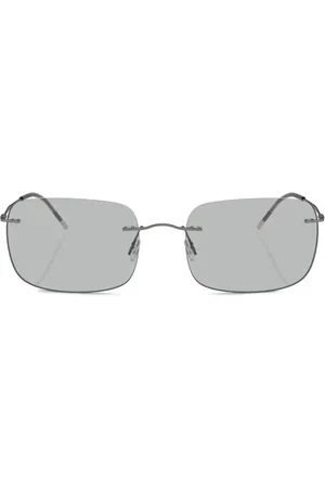 Giorgio Armani Lunettes de soleil Pillow à monture carrée