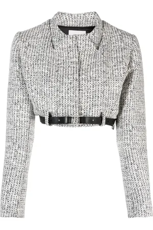 COPERNI Blazer en tweed à col trompe l