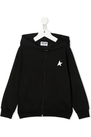Golden Goose Capuche zippée à patch logo