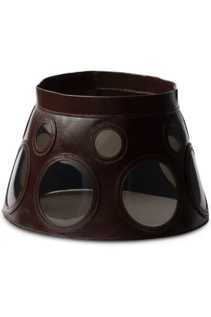 Prada Visière en cuir