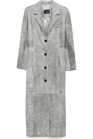 Manokhi Manteau en cuir