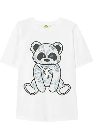 Twin-Set T-shirt à motif ourson