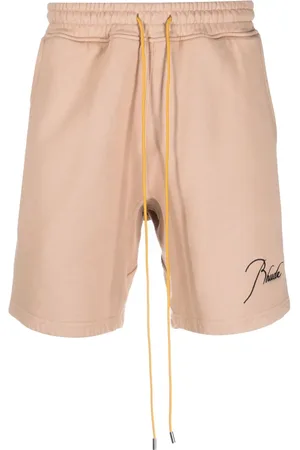 Rhude Short de sport à logo brodé