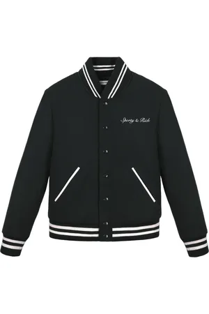 Sporty & Rich Veste bomber à patch logo