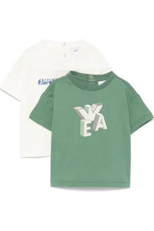 Emporio Armani Lot de deux t-shirts à logo imprimé