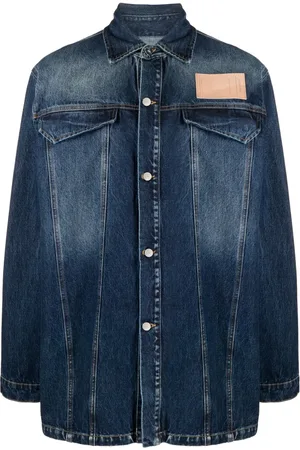 A-cold-wall* Veste en jean délavé à logo appliqué