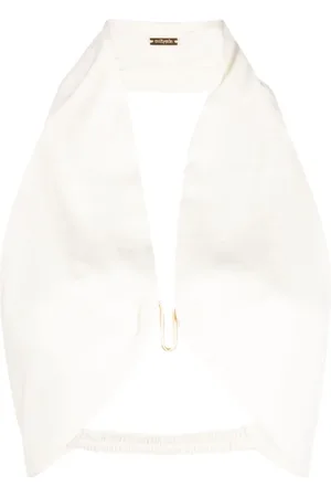 Cult Gaia Haut crop Diem à dos nu