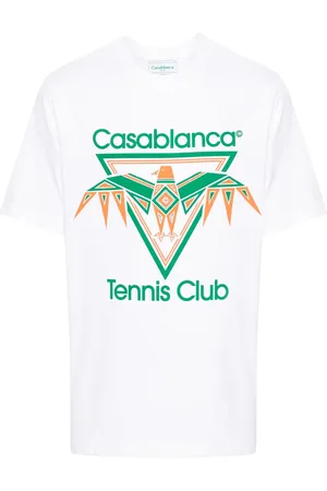 Casablanca T-shirt en coton à imprimé Playful Eagle