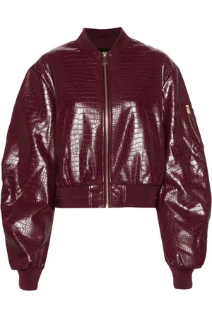 Patrizia Pepe Veste bomber en cuir artificiel à design matelassé