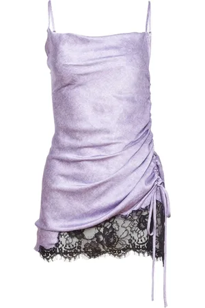 FLEUR DU MAL Robe froncée en soie