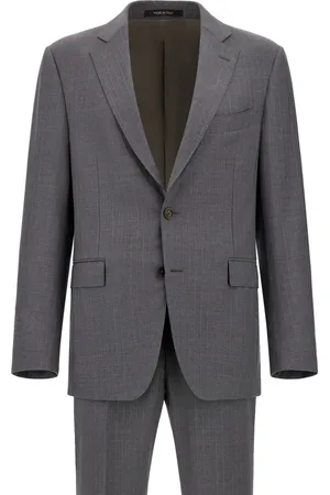Boggi Milano Costume en laine à rayures