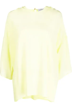 Lanvin Blouse en soie à design drapé