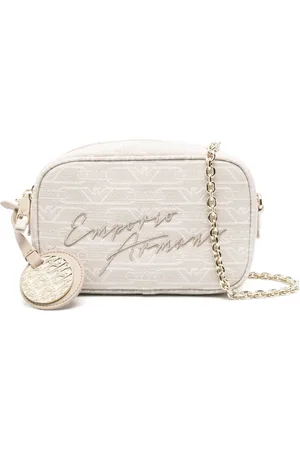 Emporio Armani Mini sac à motif monogrammé en jacquard