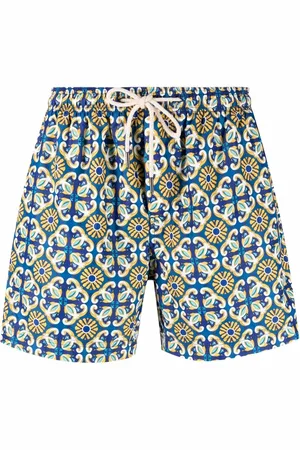 PENINSULA SWIMWEAR Short de bain à taille à lien de resserrage