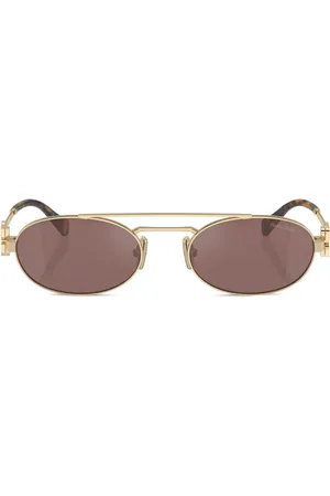 Miu Miu Lunettes de soleil à monture ovale