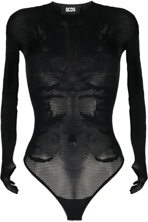 GCDS Body en mesh à imprimé zèbre