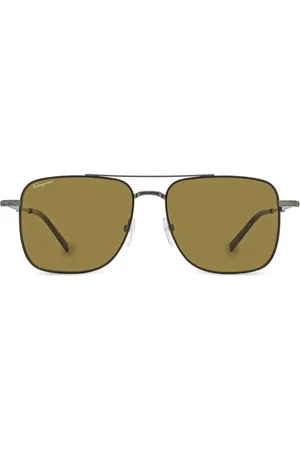Salvatore Ferragamo Lunettes de soleil à monture pilote (266)
