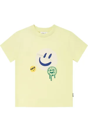 Molo T-shirt Roxo Sticker Smile