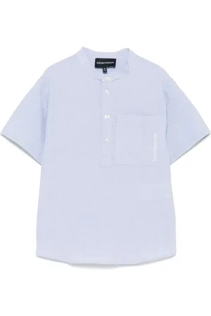 Emporio Armani Chemise à logo brodé