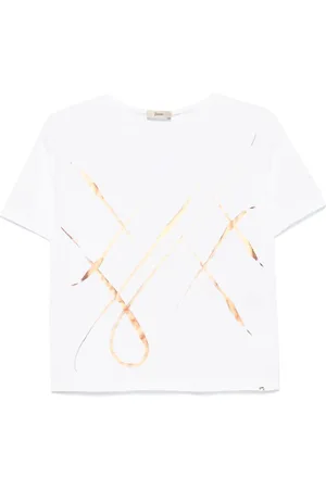 HERNO T-shirt à imprimé graphique